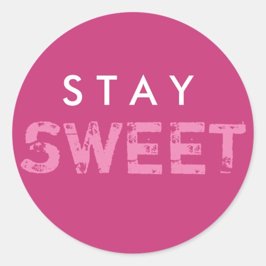 Restez doux Sticker (Devant)