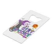 Restez Éffrayant Halloween Black Cat Witch Casquet (Dos Angle)