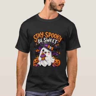 Restez effrayant, soyez doux T-shirt Halloween de