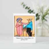 Restez en contact Carte Postale Humour "Spectickle (Debout devant)