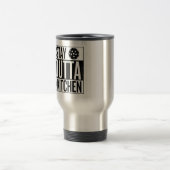 "Restez en dehors de la cuisine" Travel Mug (Centre)