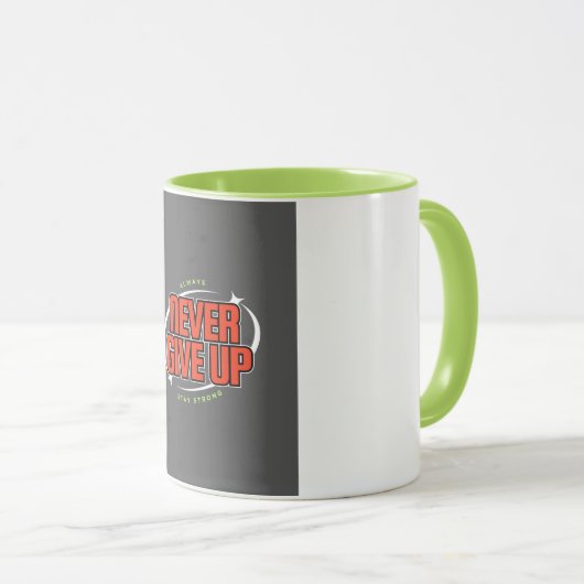 Restez ferme Mug (Devant droit)