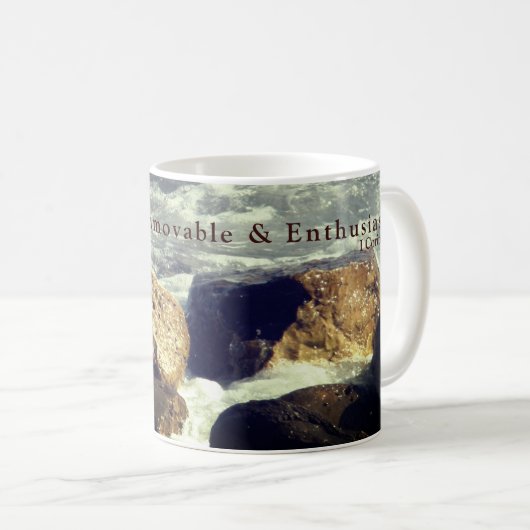 Restez ferme Mug (Devant droit)