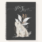 Restez Fidèle à Vous Ours Polaire Cahier - Soyez V (Devant)