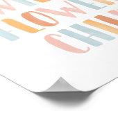 Restez Fleur Enfant Sauvage Décoration de Chambre  (Coin)