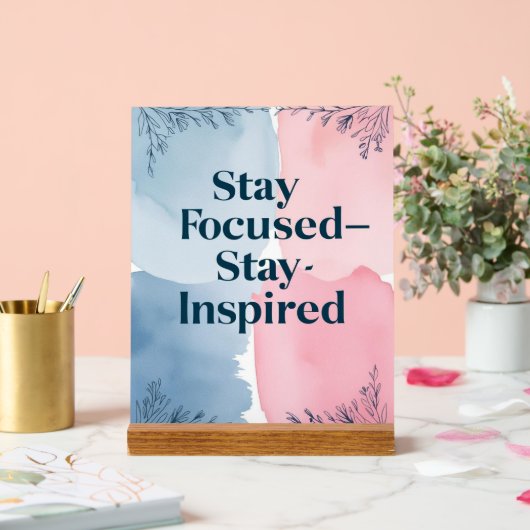 Restez focalisé Restez inspiré (Mariage)