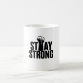 Restez fort Poing Icon Mug (Centre)