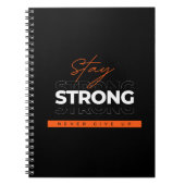 Restez forts - Good Vibes Message Carnet Spiral (Devant)