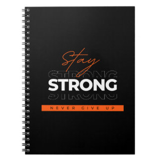 Restez forts - Good Vibes Message Carnet Spiral