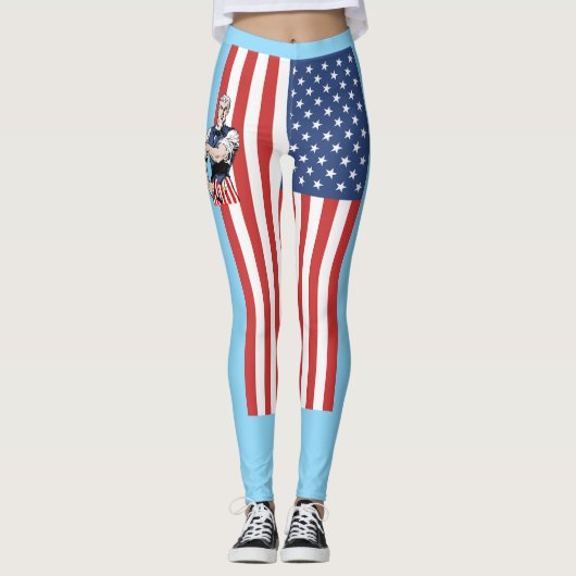 Restez forts Leggings America (Devant)