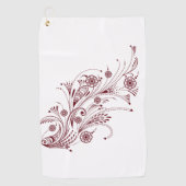 Restez frais sur le vert : serviettes de golf haut (Devant)