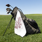 Restez frais sur le vert : serviettes de golf haut (Vert)