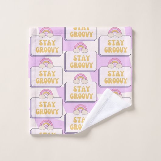 Restez Groovy (Gant de toilette)
