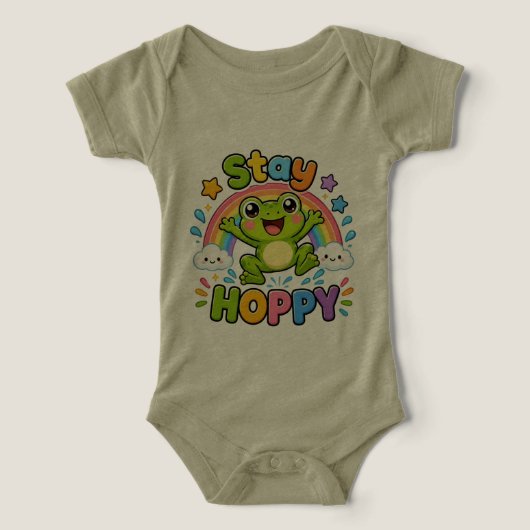 Restez heureux | Création de grenouille heureuse m (Design Recto)