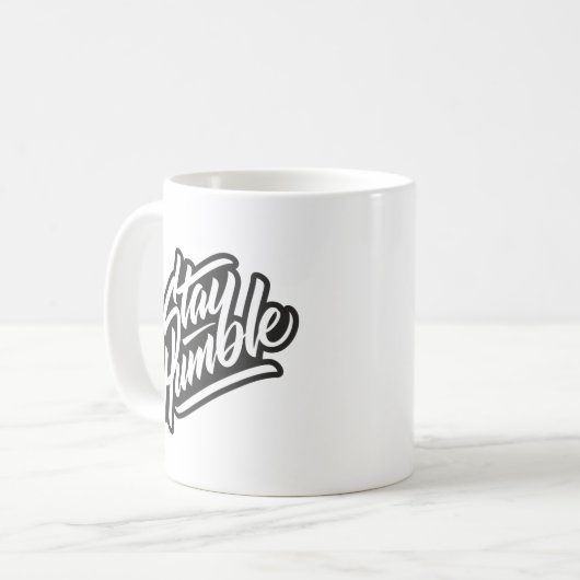 Restez humble Mug (Devant gauche)