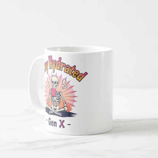 Restez Hydraté Gen X Mug (Devant gauche)