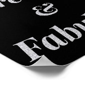 Restez joli & fabuleux poster de devis (Coin)