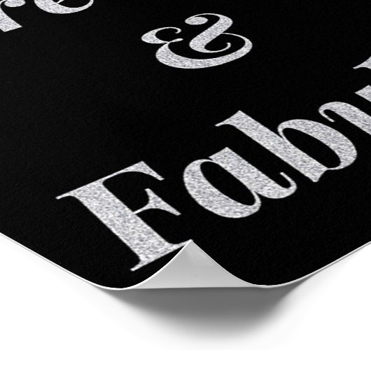 Restez joli & fabuleux poster de devis (Coin)