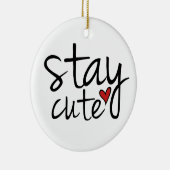Restez mignon ornement (Droite)