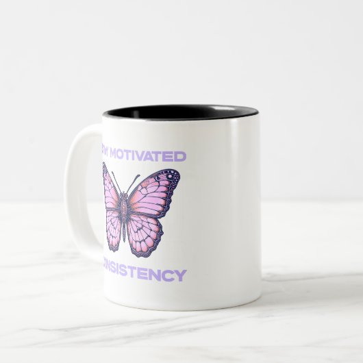 Restez Motivé Café Mug (Devant gauche)