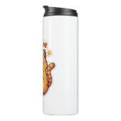 Restez Pawsitive - Cute Kawaii Bouteille d'eau de  (Tourné sur la droite)