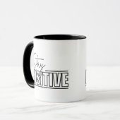 Restez Positif Mug Combo - Coffee Cote Cup (Devant gauche)