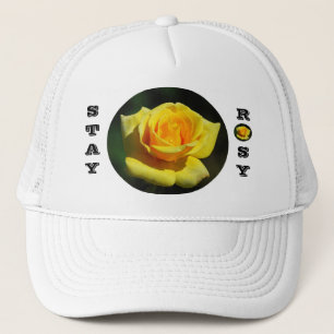 Restez Rosy Yellow Rose Casquette