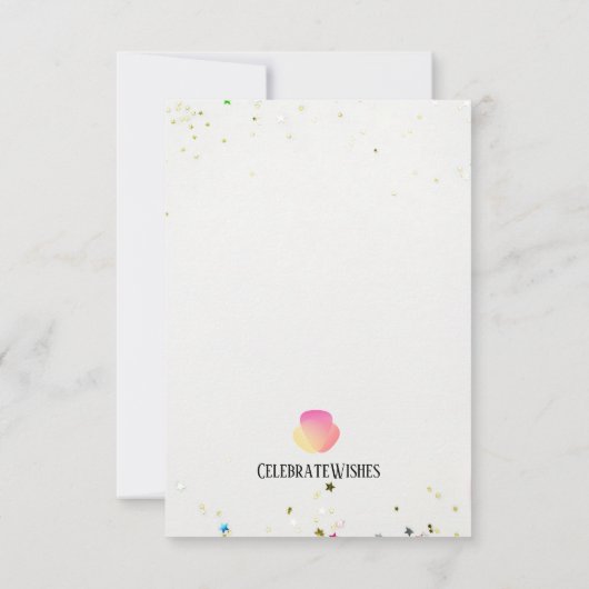 Restez Sharp, Bonne carte d'anniversaire (Dos)