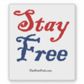 Restez Sticker gratuit (Devant)