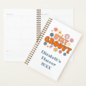 Restez Super Flower Power Retro annuel (Devant avec enveloppe)