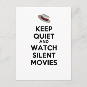 Restez tranquilles et regardez des films silencieu