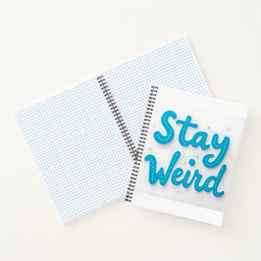 Restez un Carnet de typographie bizarre (Intérieur)