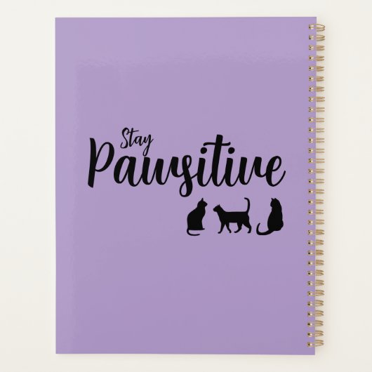 Restez un chat noir à la mode (Dos)