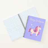 Restez unique Unicorn Spiral Carnet (Intérieur)