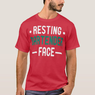 Resting Bartender Face Bartender cadeauidee Mixolo T-shirt