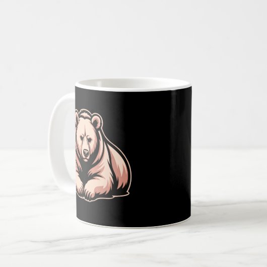 Resting Bear Mug – Calm Strength Everyday Coffee (Devant gauche)