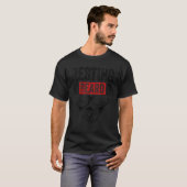 Resting Beard Face Funny Beard T-shirt (Voorkant volledig)