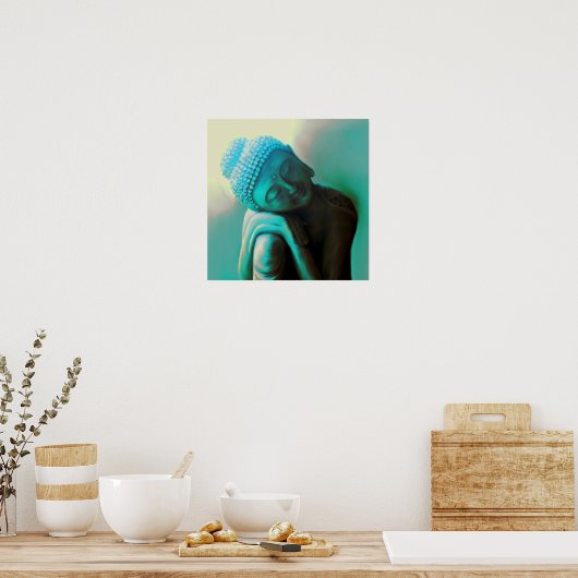 Resting Buddha Poster (Keuken)