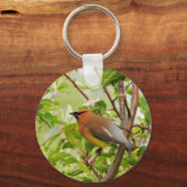 Resting Cedar Waxing Sleutelhanger (Voorkant)
