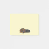 Resting Dachshund Post-It Notes (Voorkant)