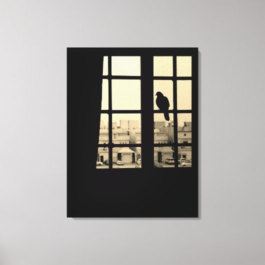 Resting Dove Canvas Afdruk (Voorkant)