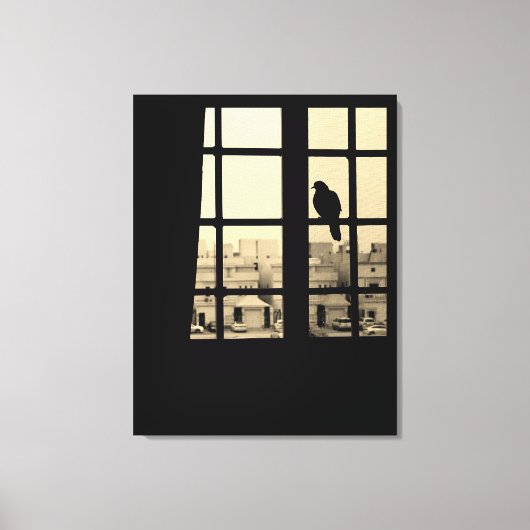 Resting Dove Canvas Afdruk (Voorkant)