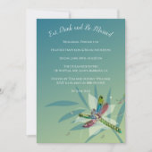 Resting Dragonfly repesal Dinner Invitation Kaart (Voorkant)