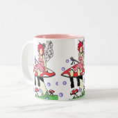 Resting Fairy Tweekleurige Koffiemok (Voorkant links)