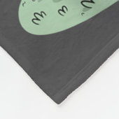 Resting Gnome Face Cute Funny Christmas Kawaii Car Fleece Deken (Hoek)