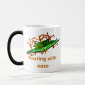 Resting Grasshopper Magische Mok (Links)
