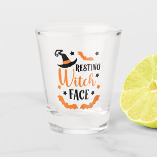 Resting heks Face Halloween Shot Glas