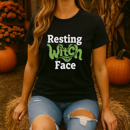 Resting heks Face Halloween T-shirt