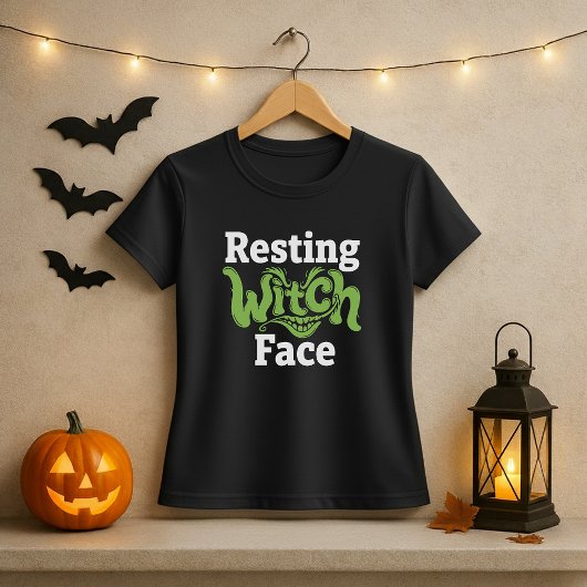 Resting heks Face Halloween T-shirt