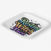 Resting heks Face Papieren Bordje (Gebogen)